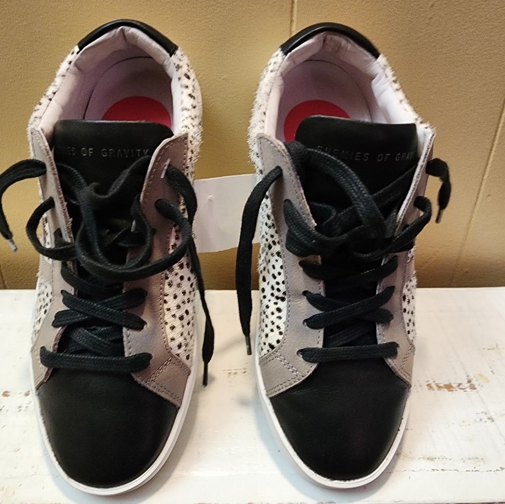 EUC Rollie Snow Leopard Print Haircalf "Enemies Of Gravity", Sneakers - Picture 2 of 7